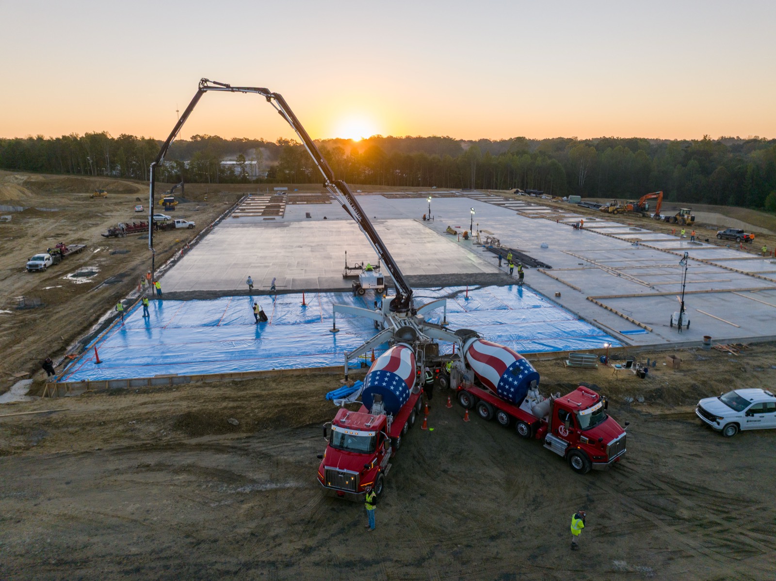 Loflin Concrete — on site