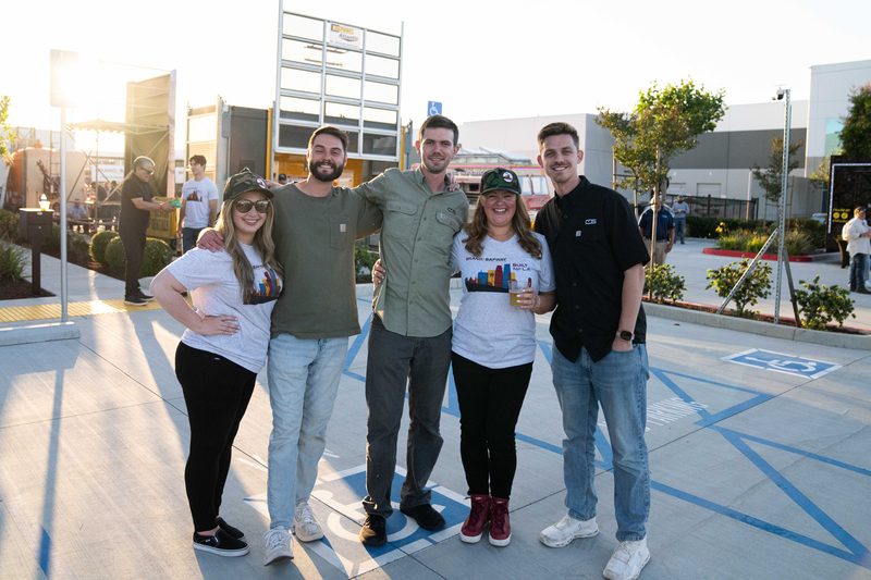 The BrandSafway team together at the Built for LA event